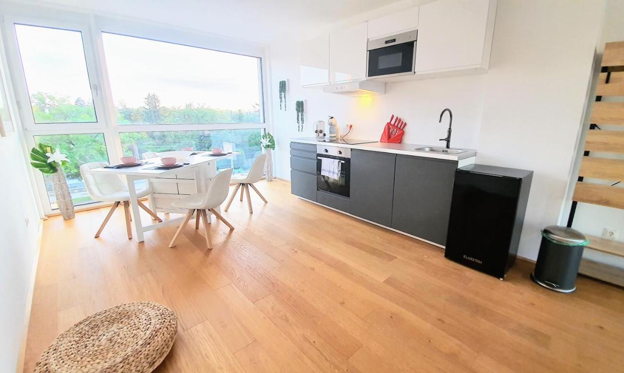Rooftop Terrace, Free Garage Parking And Pool! Wien Ngoại thất bức ảnh